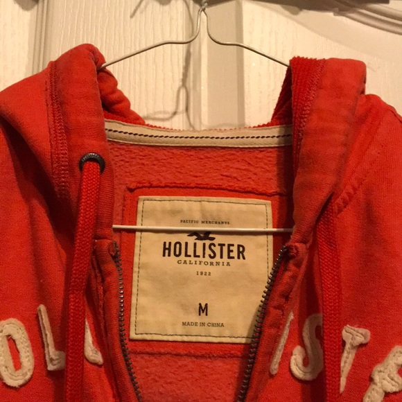 Women’s Orange M Hollister Hoodie - Picture 3 of 4